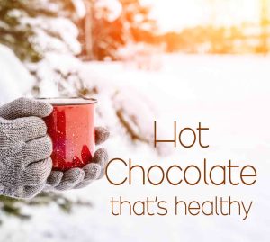 winter hot chocolate gloves cup