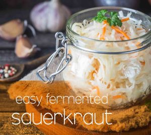 easy recipe sauerkraut in a jar