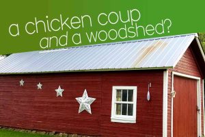 old woodshed Build a Chicken Coop