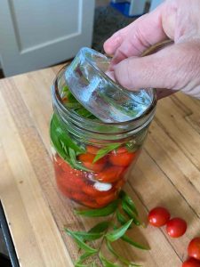 fermenting weight with tomato