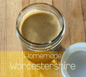 worcestershire sauce in a jar